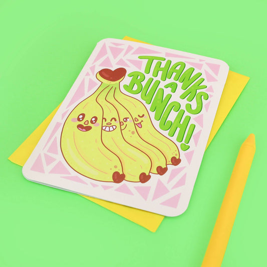 Thanks a Bunch Bananas - Greeting Card