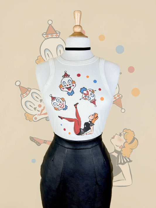 Boppin’ Big Top Rib Racer Tank