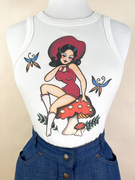 Mush Mama Rib Racer Tank