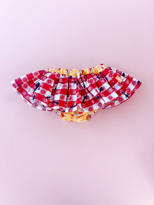 Bolita Skirted Bloomers – Ants on a Picnic