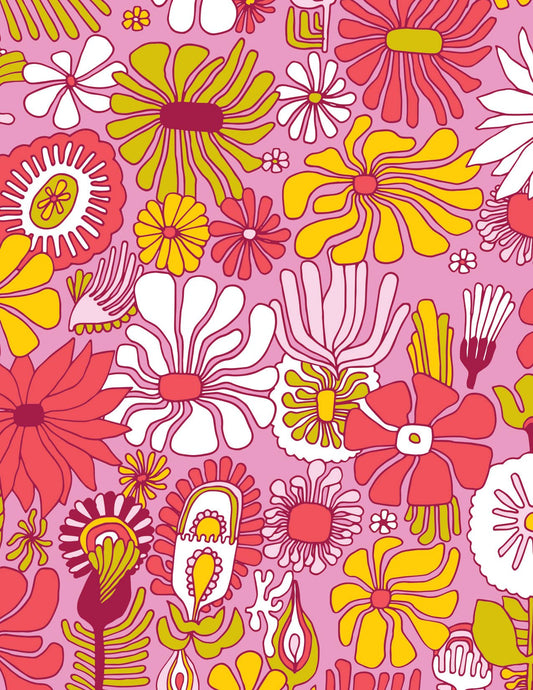 Trippy Floral Gift Bag