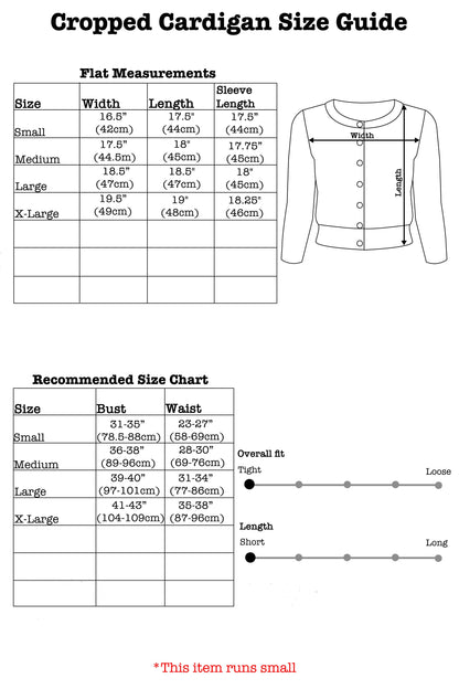Dear Clown Cropped Cardigan