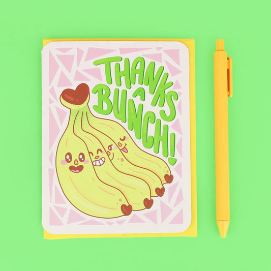 Thanks a Bunch Bananas - Greeting Card