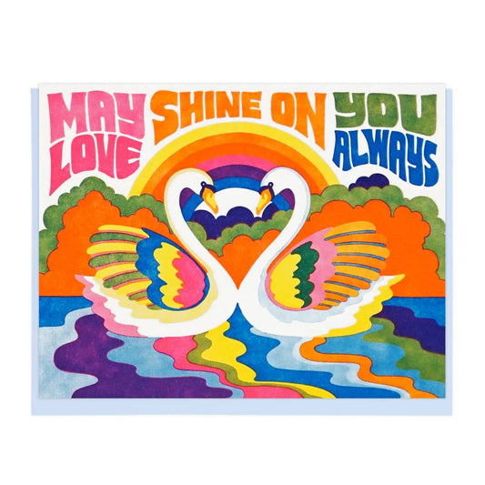 May Love Shine On You Always - Greeting Card