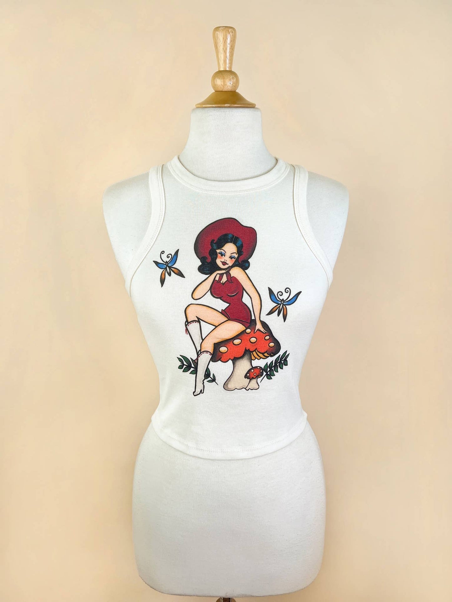 Mush Mama Rib Racer Tank
