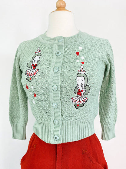 Dear Clown Cropped Cardigan