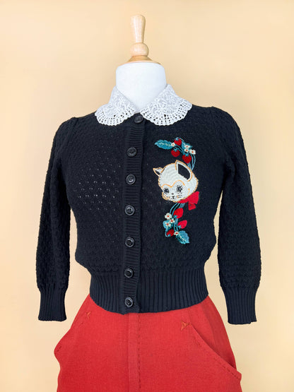 Strawberry Fields Forever Plus Size Cropped Cardigan