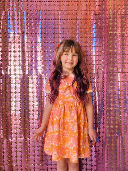 Girls' Mod Collar Dress