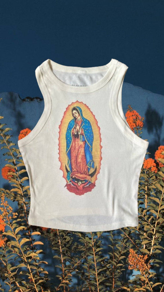 Lady of Guadalupe Crop Tank