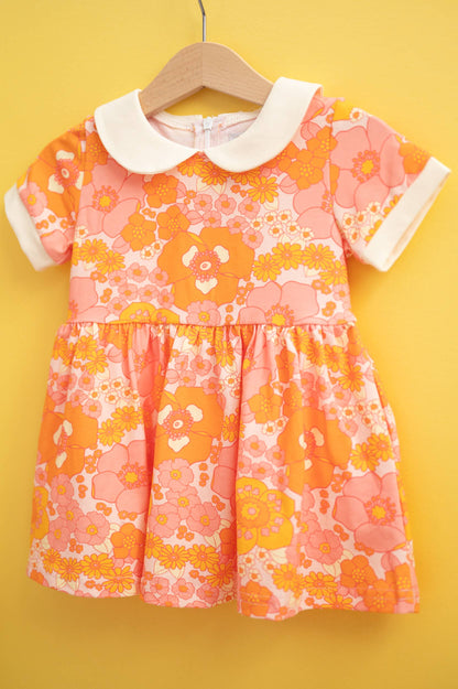 Girls' Mod Collar Dress