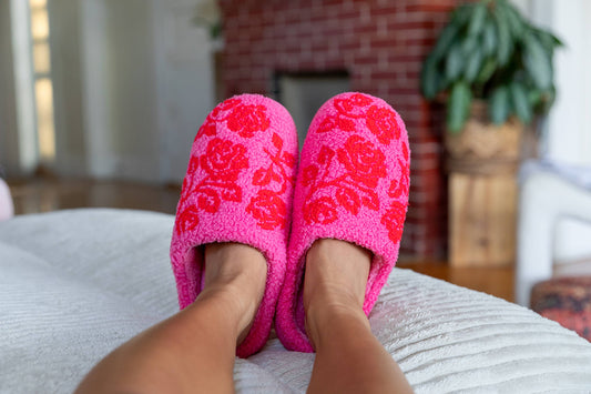 Painting the Roses Red - Slippers