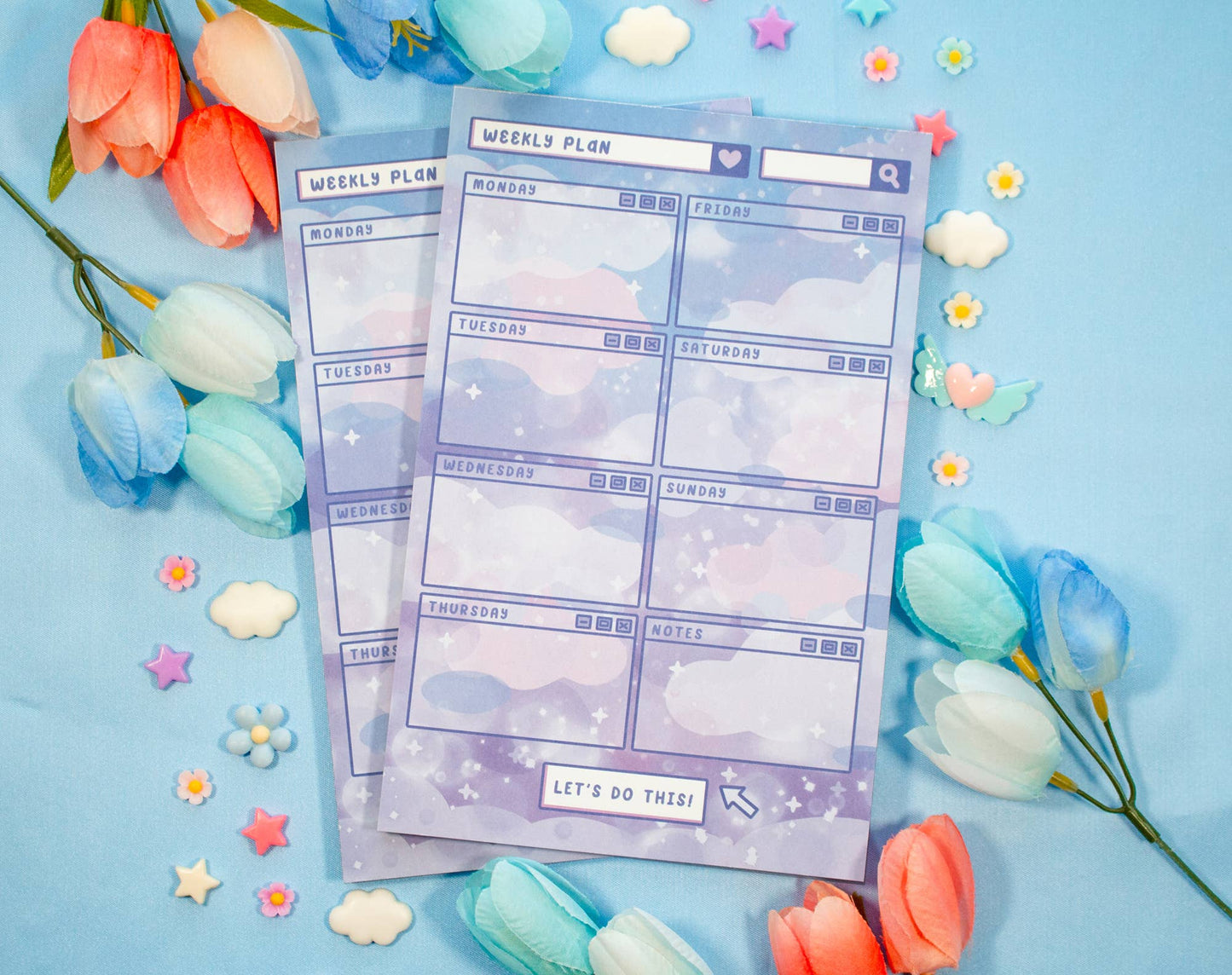 Blue Skies Weekly Planner Pad