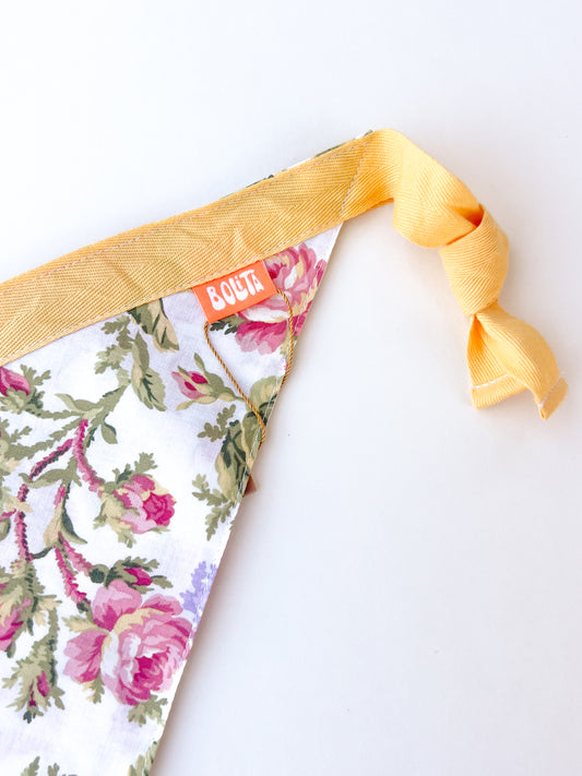 Bolita Triangle Head Scarf - Tea Party Floral