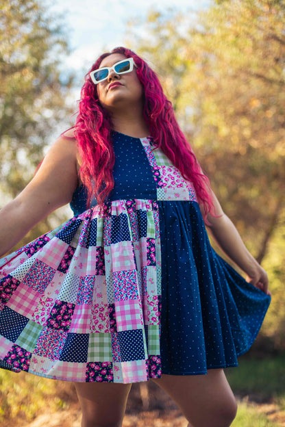 Bolita Pattern-Play Dress - Rosita