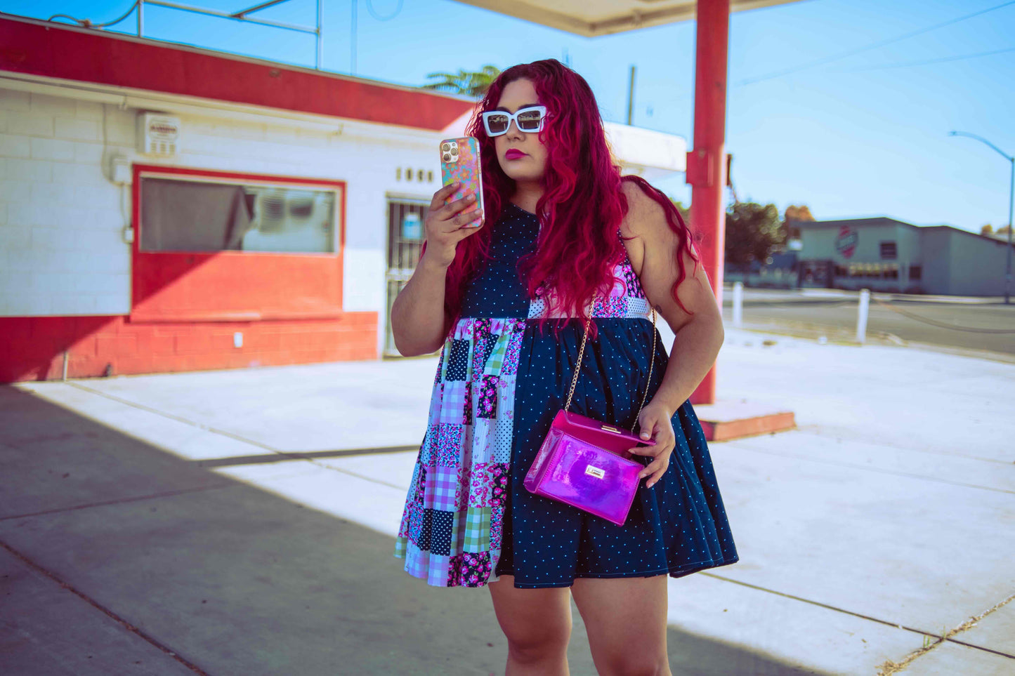 Bolita Pattern-Play Dress - Rosita