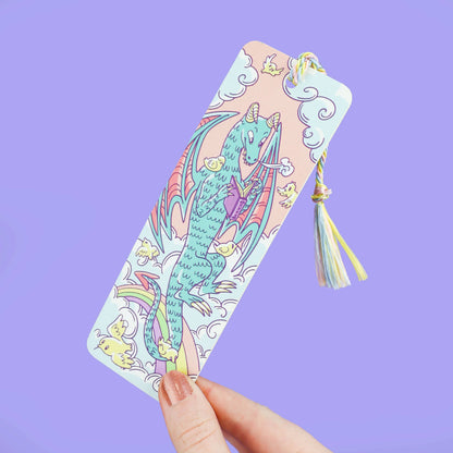 Dreamy Dragon Castle Gift Bookmark with Tassel