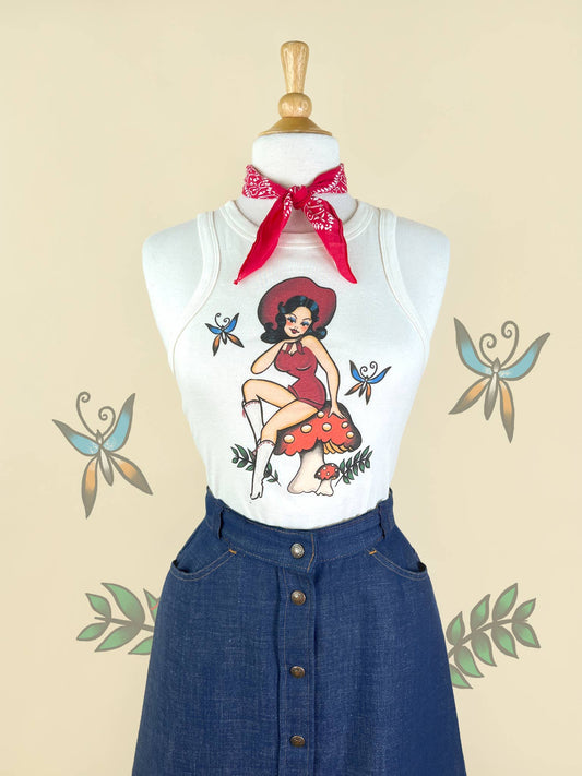 Mush Mama Rib Racer Tank