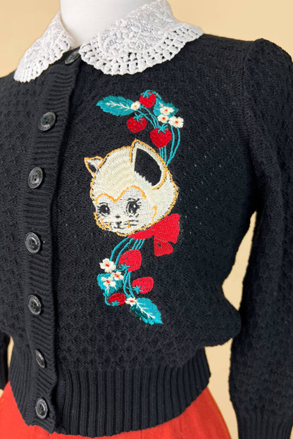 Strawberry Fields Forever Plus Size Cropped Cardigan