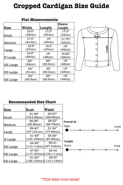 The Waltz Of The Octopus Plus size Cropped Cardigan