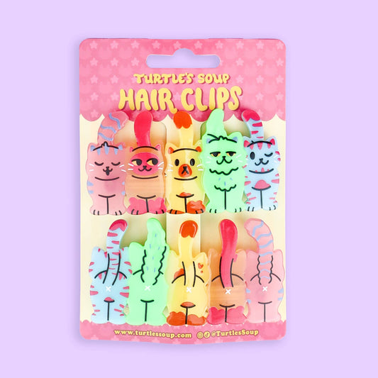 Cat Butts Hair Clip Set