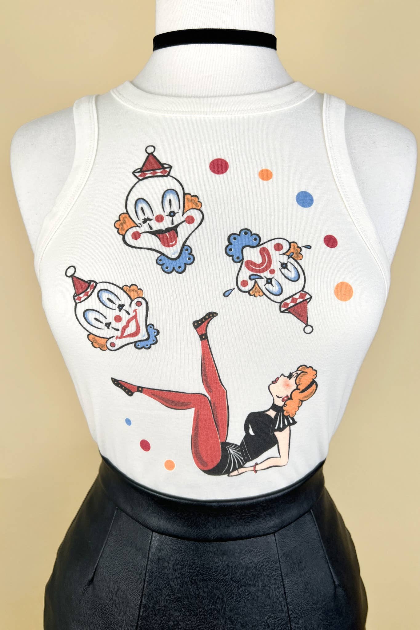 Boppin’ Big Top Rib Racer Tank